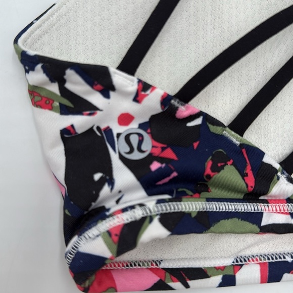 Lululemon Free To Be Bra (Wild)Mini Pop Cut Boom Juice Multi size 8 - Picture 3 of 4